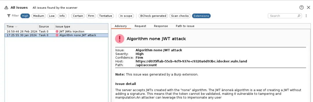 JWT-scanner